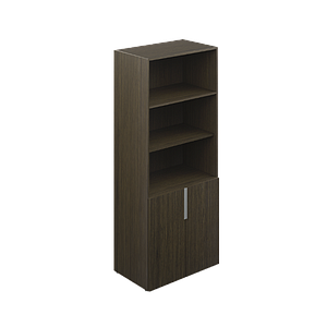 Librero Alto Puertas Inferiores 75 x 45 x 215 cm Bento