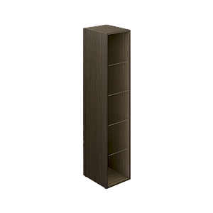 Librero a Piso Columna Abierto c/Vidrio 37.5 x 45 x 215 cm Bento