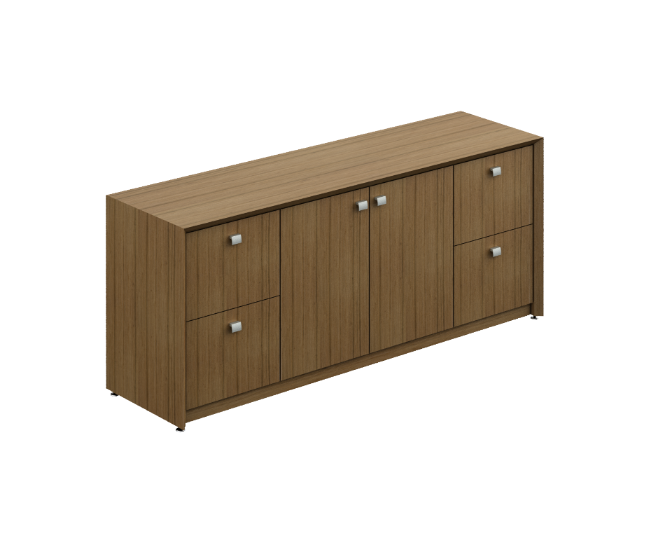 Credenza c/Puertas de Chapa 180 x 50 x 75 cm Contempo