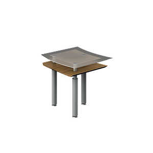 Desk extension 33 x 33 x 24" Contempo