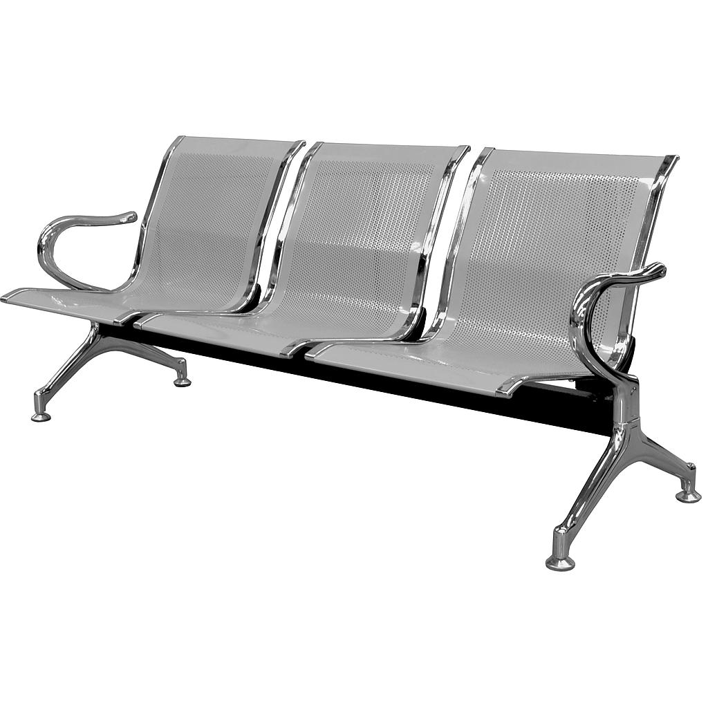 Tandem Metalico 3 Plazas Aluminio